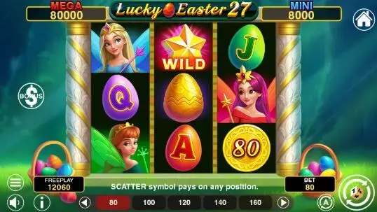 Lucky Easter 27 Hold And Win 1Spin4Win 3 Reel 27 Line