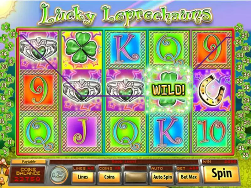 Lucky Leprechauns Saucify 5 Reel 40 Line