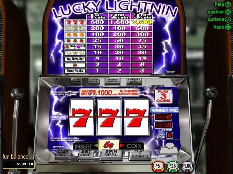 Lucky Lightnin RTG 3 Reel 1 Line