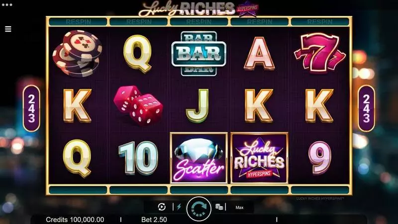 Lucky Riches Microgaming 5 Reel 243 Line