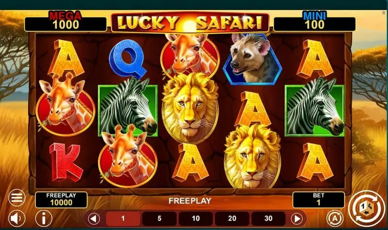 Lucky Safari 1Spin4Win 5 Reel 243 Line