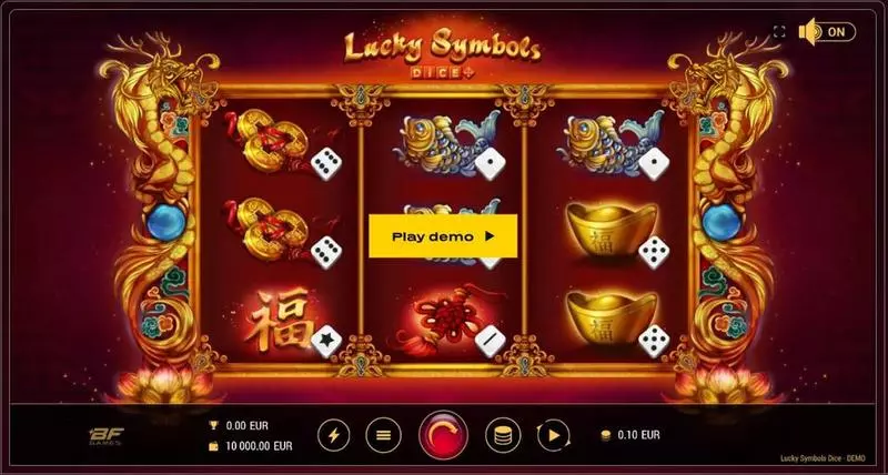 Lucky Symbols Dice BF Games 3 Reel 27 Line