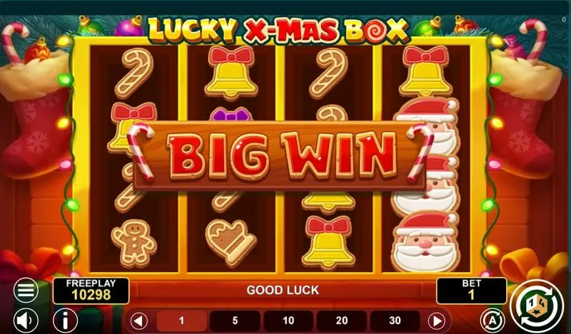 Lucky Xmas Box 1Spin4Win 4 Reel 256 Ways