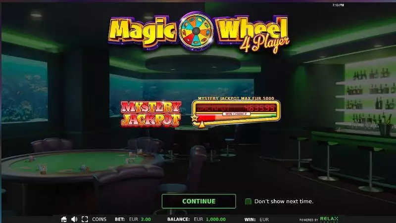 Magic Wheel 4 Player StakeLogic 3 Reel 25 Line