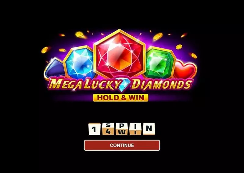 Mega Lucky Diamonds Hold And Win 1Spin4Win 5 Reel 243 Line