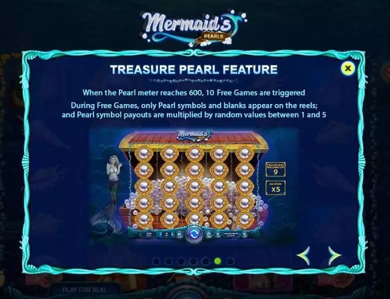 Mermaid's Pearls RTG 5 Reel 3125 Way