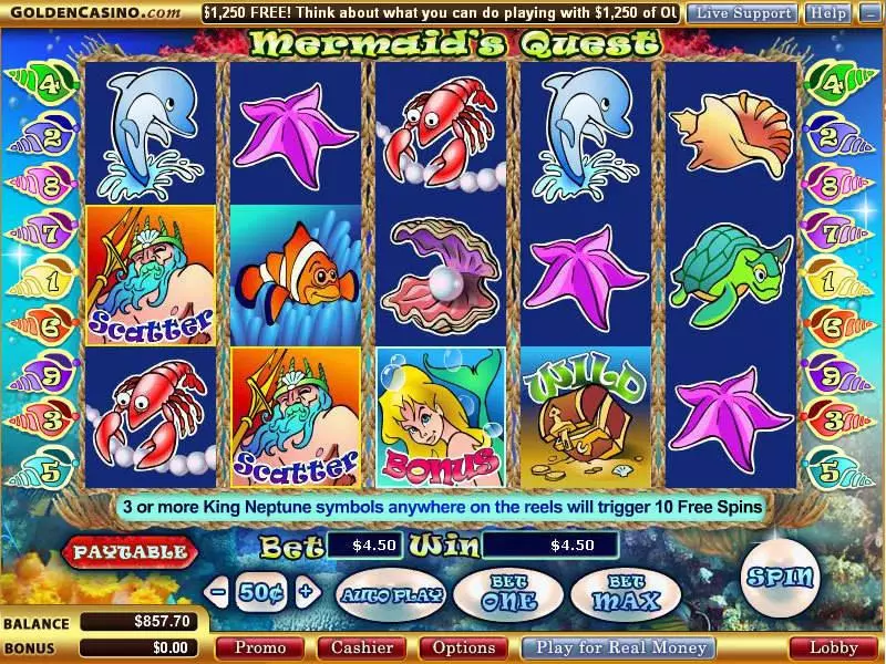 Mermaid's Quest WGS Technology 5 Reel 9 Line