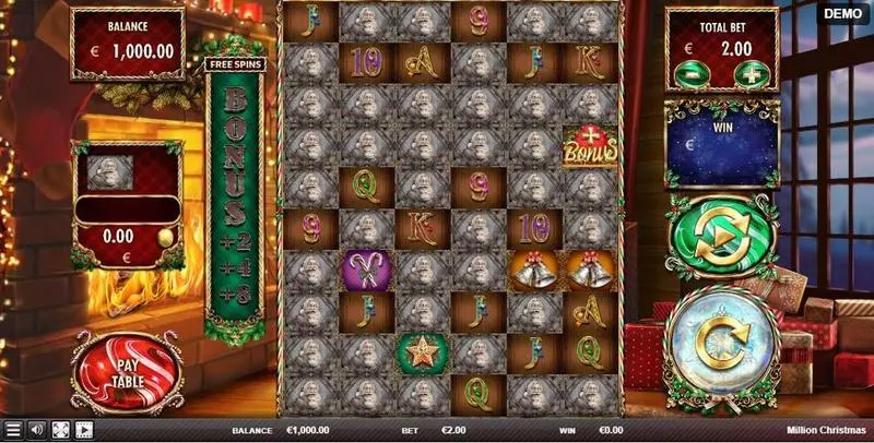 Million Christmas Red Rake Gaming 6 Reel 1000000 Way