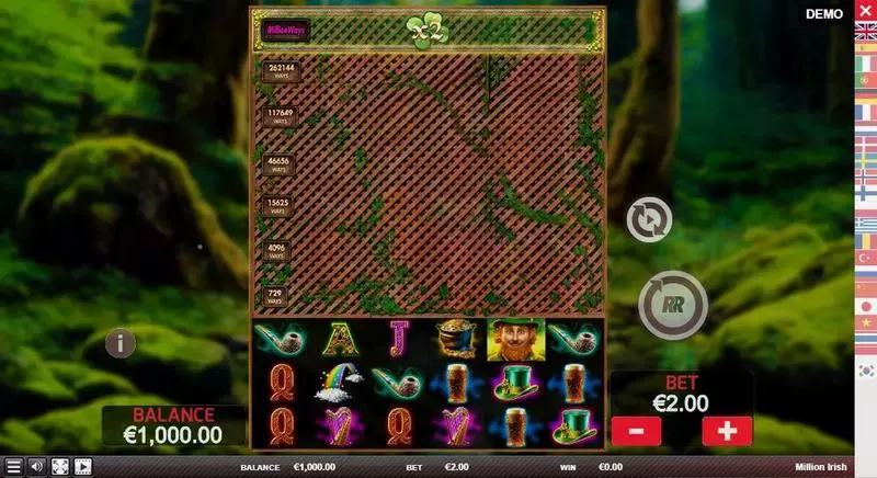 Million Irish Red Rake Gaming 6 Reel 1000000 Way