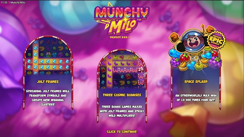 Munchy Milo Hacksaw Gaming 7 Reel 