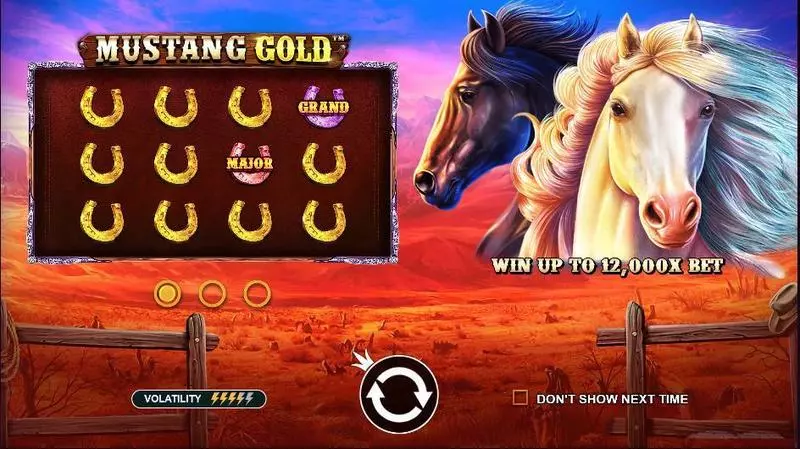 Mustang Gold Pragmatic Play 5 Reel 25 Line