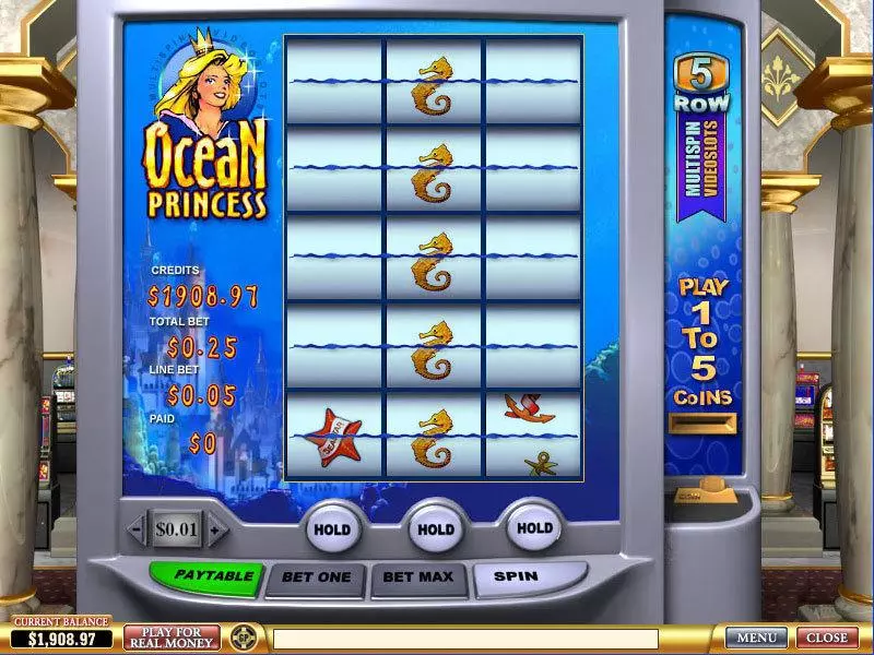 Ocean Princess PlayTech 3 Reel 1 Line