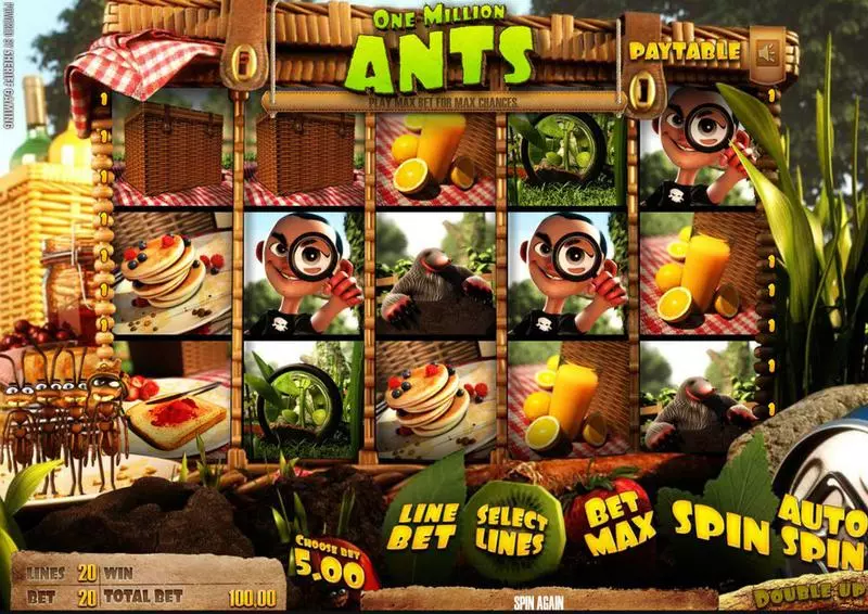One Million Ants Sheriff Gaming 5 Reel 20 Line