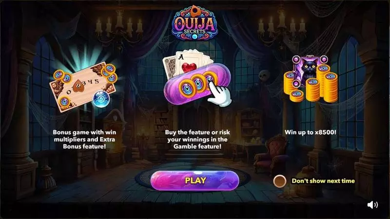 Ouija Secrets Mascot Gaming 5 Reel 20 Line