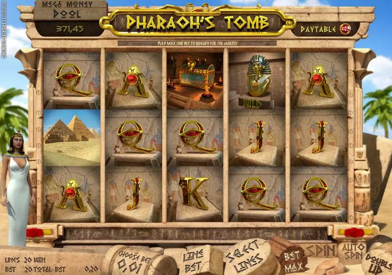 Pharaoh's Tomb Sheriff Gaming 5 Reel 20 Line