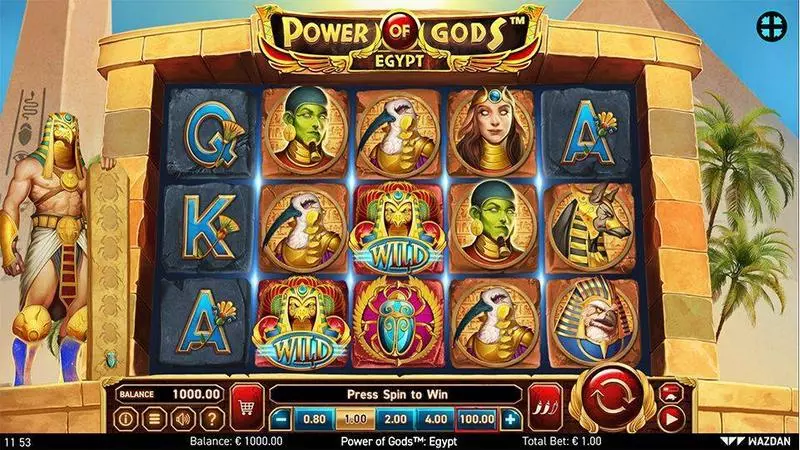 Power of Gods: Egypt Wazdan 5 Reel 243 Line