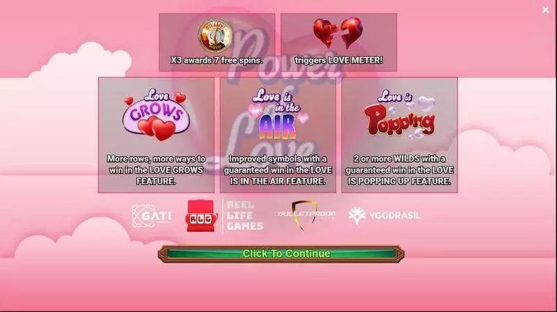 Power of Love Reel Life Games 5 Reel 40 Line