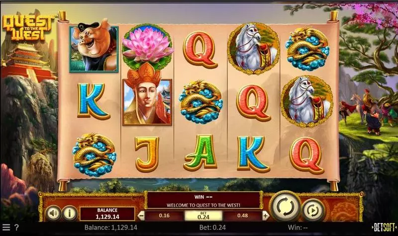 Quest to the West BetSoft 5 Reel 25 Line