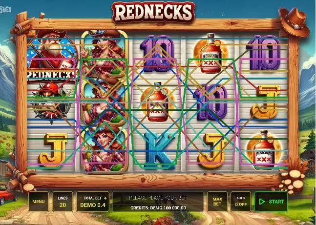 Rednecks 5 Men Gaming 5 Reel 25 Line