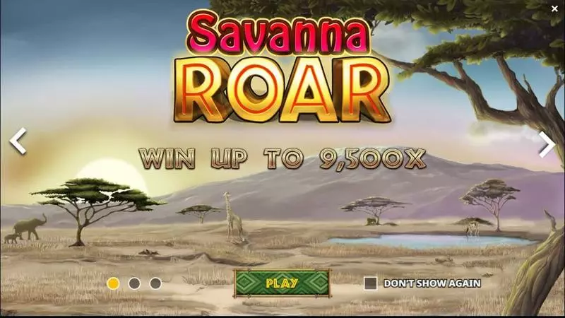 Savanna Roar Jelly Entertainment 5 Reel 1024 Way