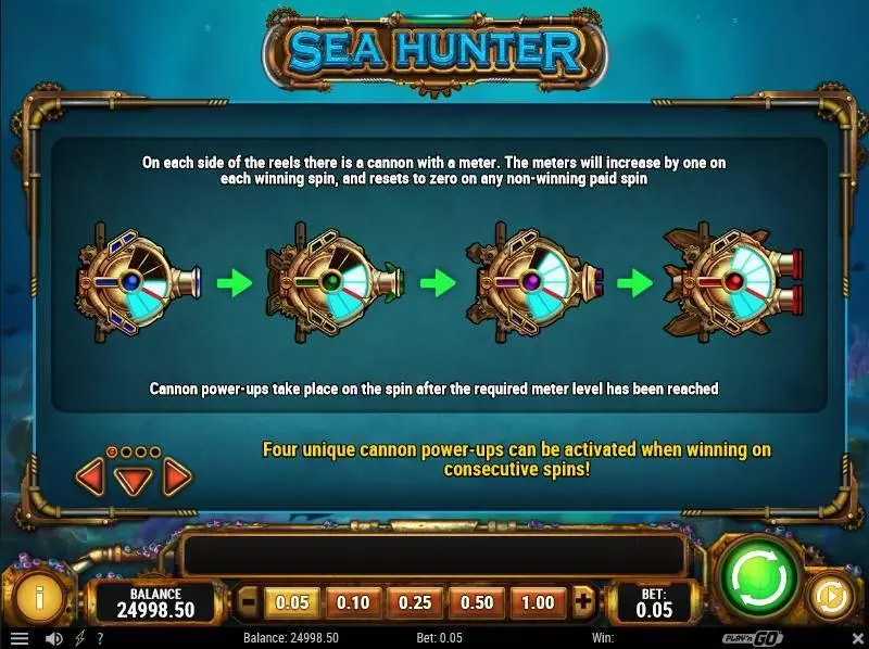 Sea Hunter Play'n GO 3 Reel 5 Line