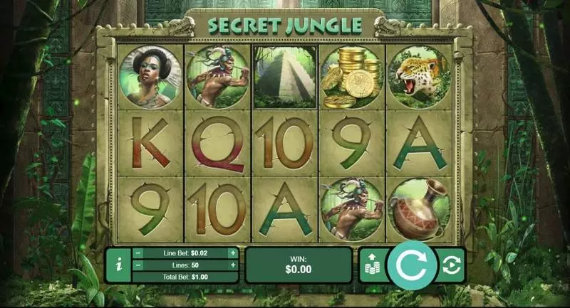 Secret Jungle  RTG 5 Reel 50 Line
