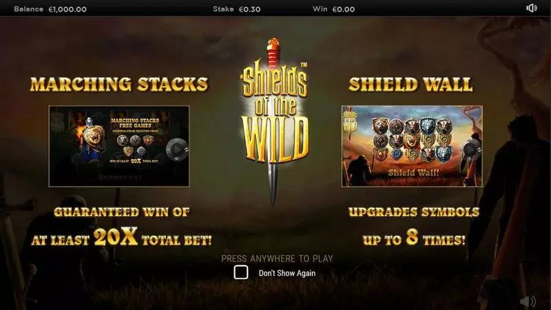 Shields of the Wild  NextGen Gaming 5 Reel 10 Line