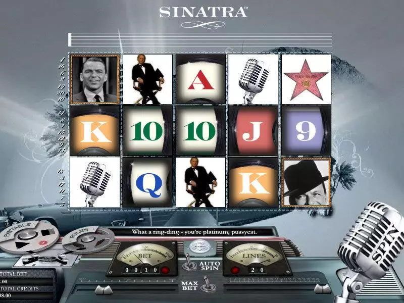 Sinatra bwin.party 5 Reel 20 Line