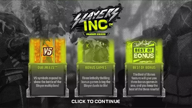 Slayers Inc Hacksaw Gaming 5 Reel 14 Line