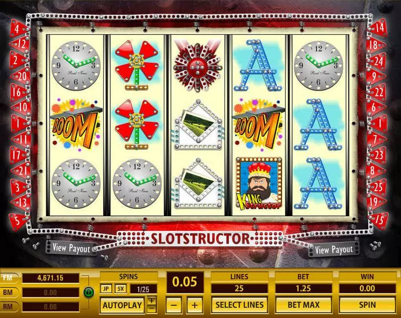 Slotstructor Topgame 5 Reel 25 Line
