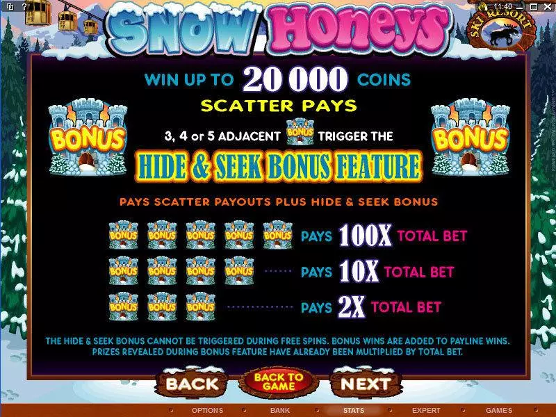 Snow Honeys Microgaming 5 Reel 20 Line