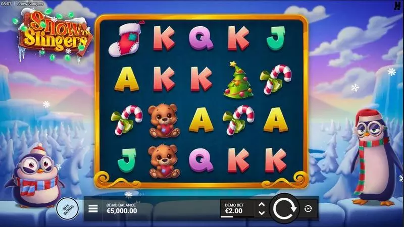 Snow Slinger Hacksaw Gaming 5 Reel 