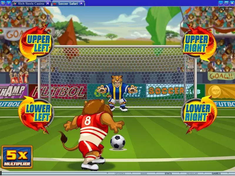 Soccer Safari Microgaming 5 Reel 30 Line