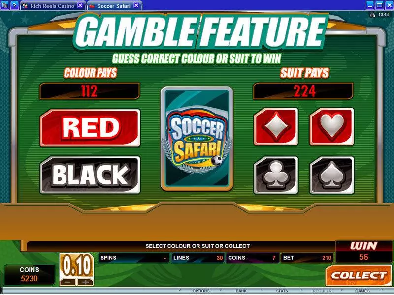 Soccer Safari Microgaming 5 Reel 30 Line