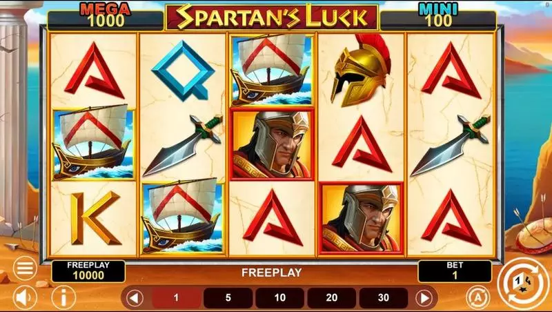 Spartans Luck Hold And Win 1Spin4Win 5 Reel 243 Line