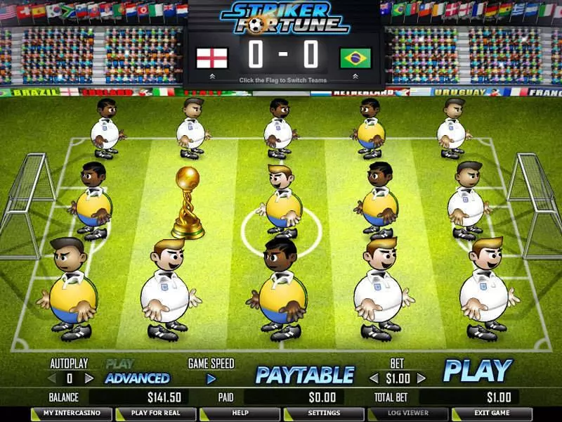 Striker Fortune CryptoLogic 5 Reel 50 Line