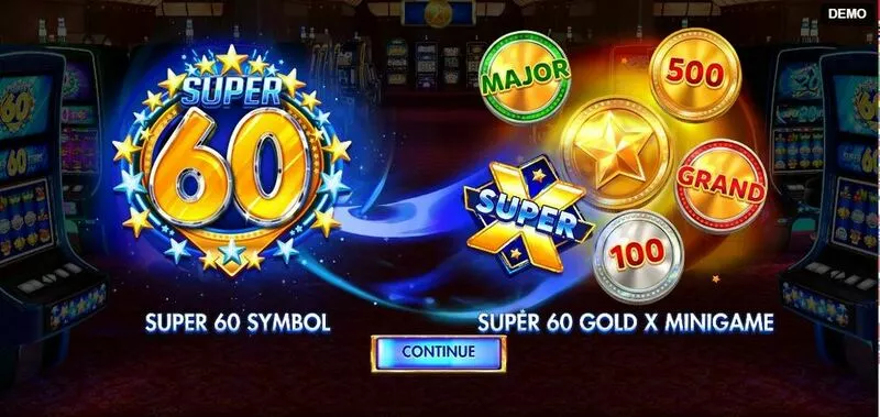Super 60 Stars Red Rake Gaming 5 Reel 30 Line