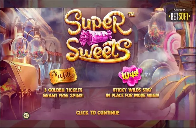 Super sweets BetSoft 5 Reel 10 Line