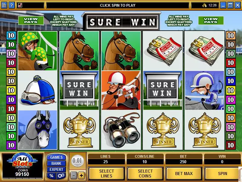 Sure Win Microgaming 5 Reel 25 Line