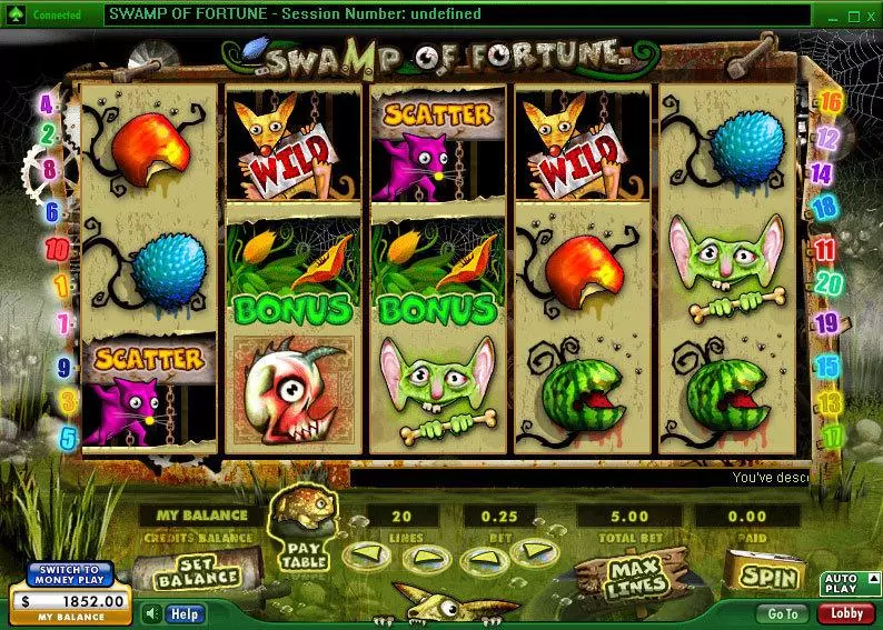 Swamp of Fortune 888 5 Reel 20 Line