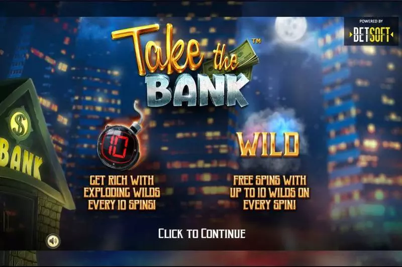 Take the Bank BetSoft 5 Reel 75 Lines
