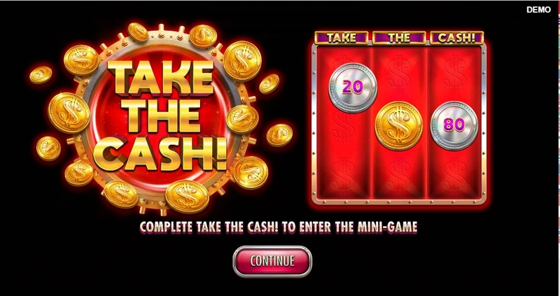 Take the Cash Red Rake Gaming 3 Reel 