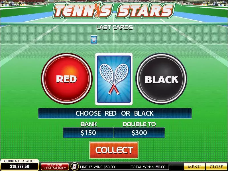 Tennis Stars PlayTech 5 Reel 40 Line