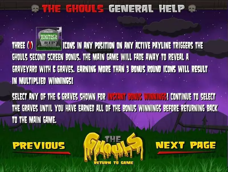 The Ghouls BetSoft 5 Reel 20 Line