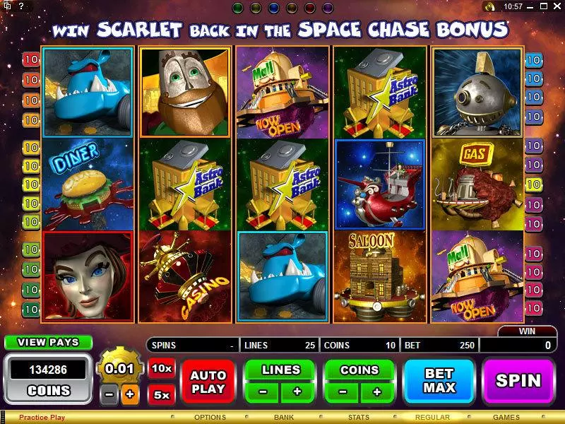 The Great Galaxy Grab Microgaming 5 Reel 25 Line