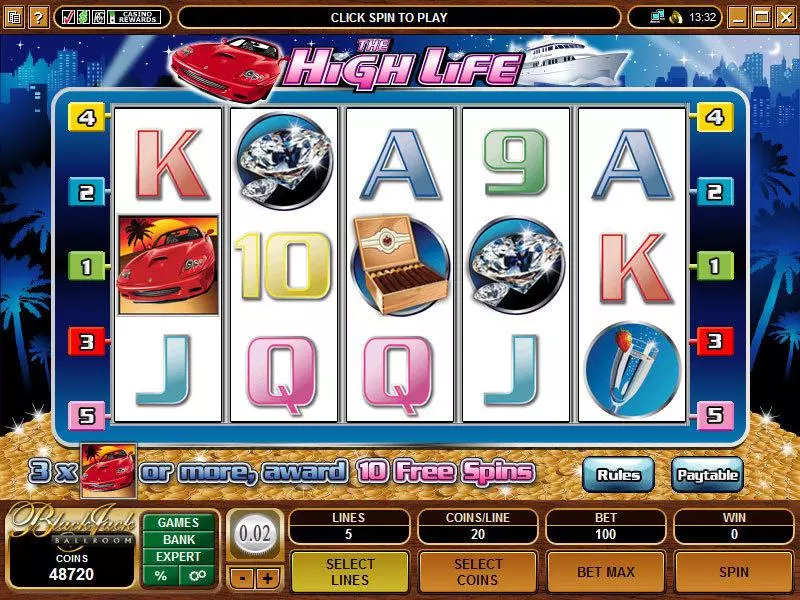 The High Life Microgaming 5 Reel 5 Line