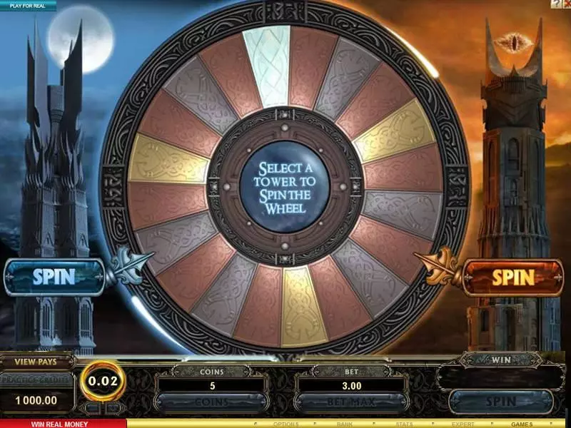 The Lord of the Rings Microgaming 5 Reel 243 Line