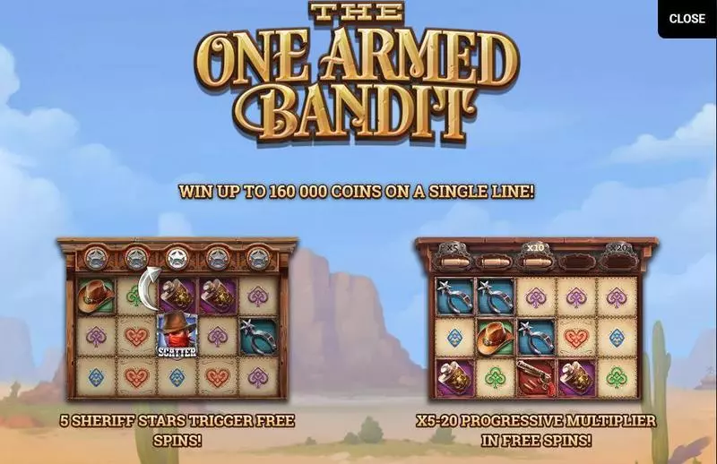 The One Armed Bandit Yggdrasil 5 Reel 20 Line