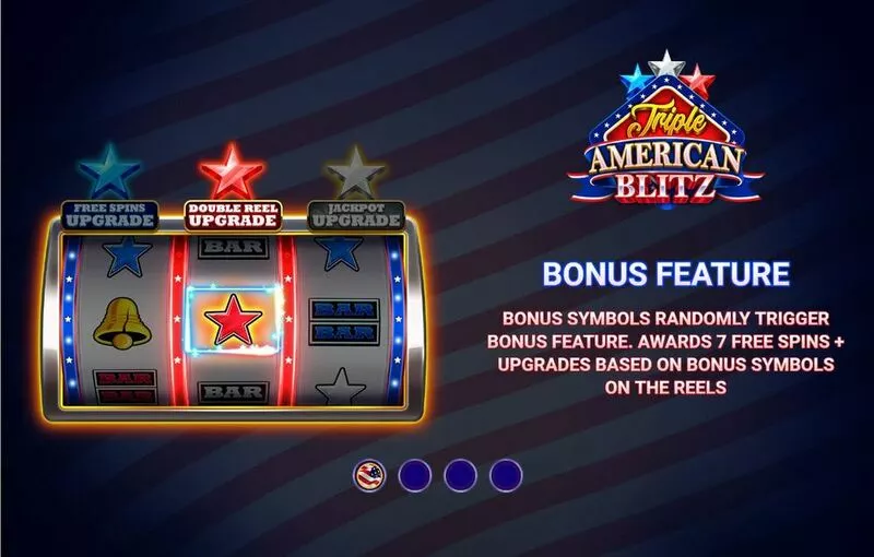 Triple American Blitz Wizard Gaming 3 Reel 5 Line