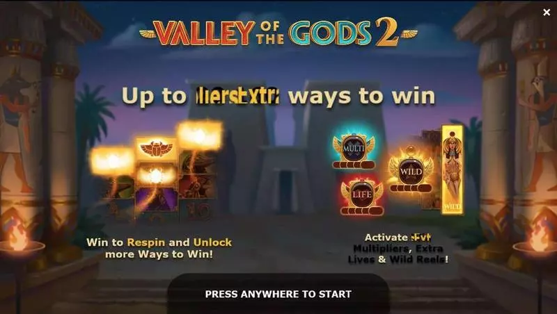 Valley of the Gods 2 Yggdrasil 5 Reel 240 Ways